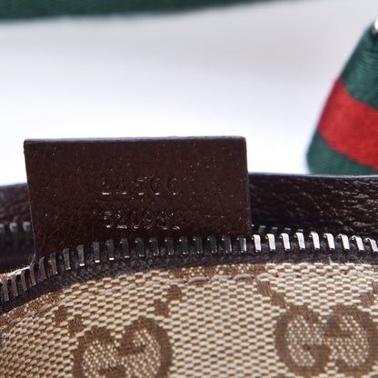 Gucci Monogram Web Belt Bag Dark Brown 7 of 7