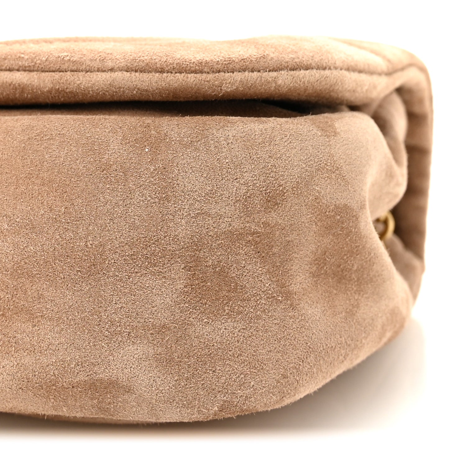 Suede Matelasse Monogram Mini Jamie 4.3 Whisper Pink