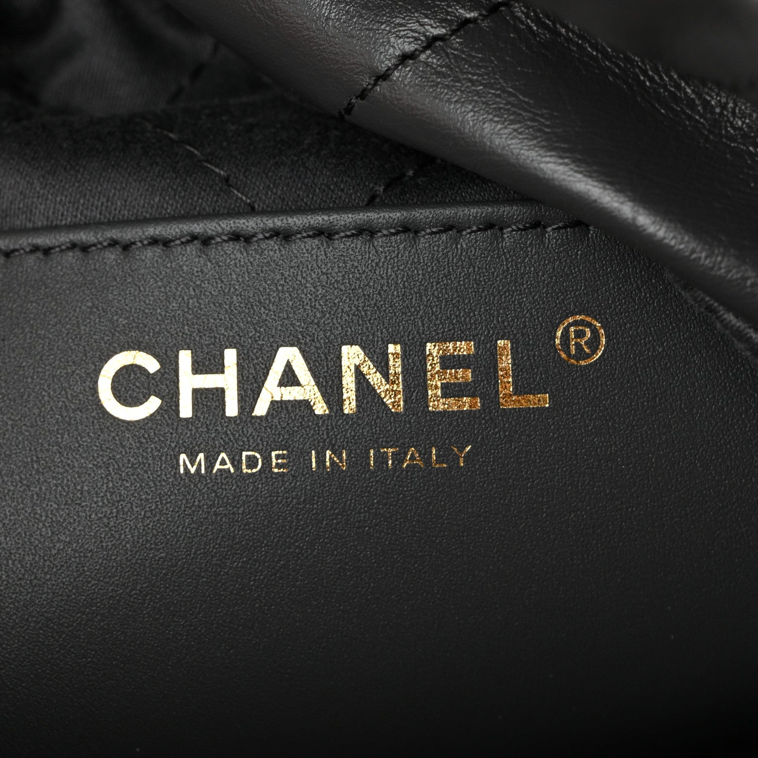 Chanel Shiny Calfskin Quilted Mini Chanel 22 Dark Grey 5 of 9