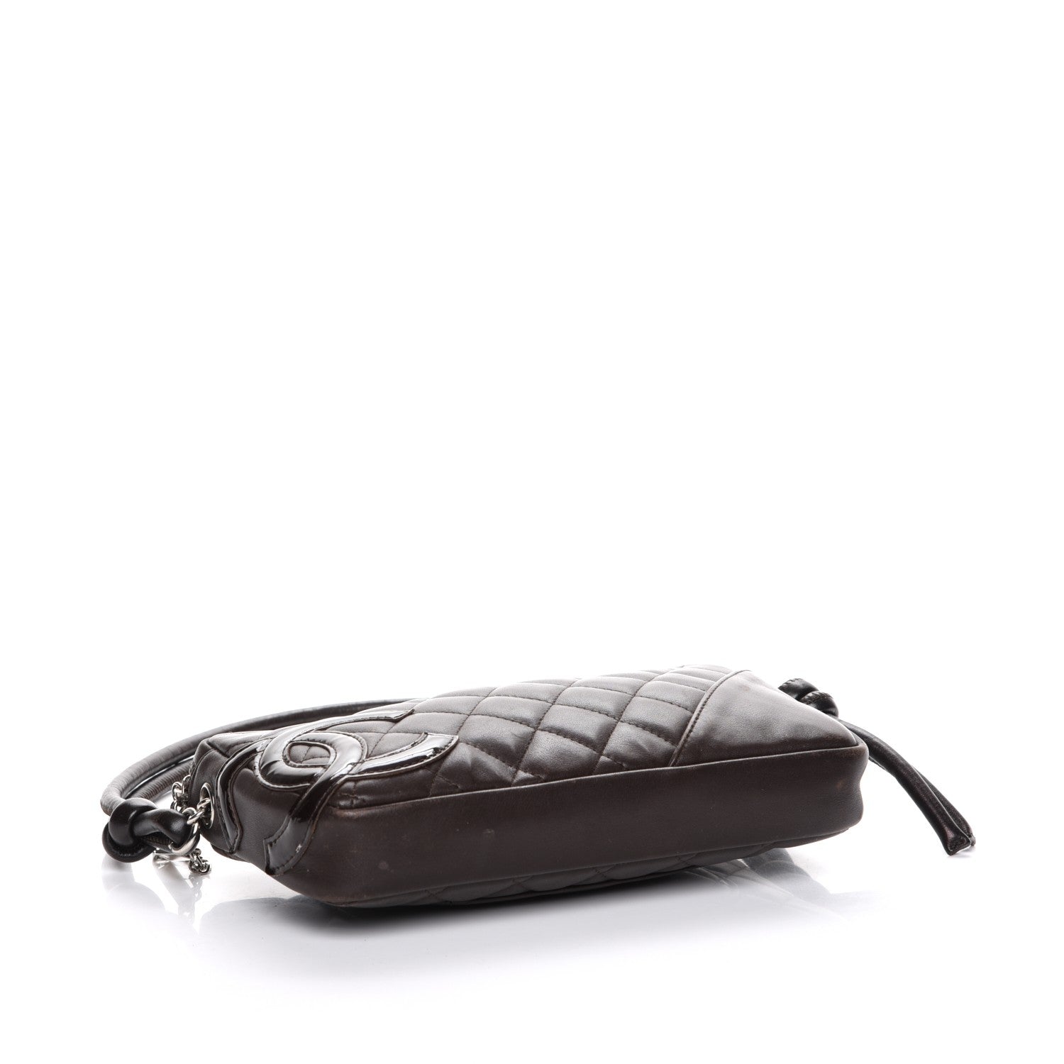 Chanel Calfskin Quilted Cambon Pochette Brown 4 of 10