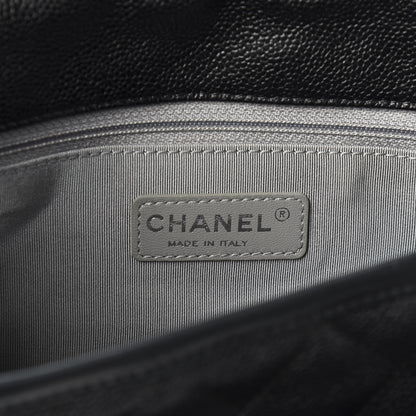 Chanel Caviar Quilted Medium French Riviera Flap Black 7 of 9