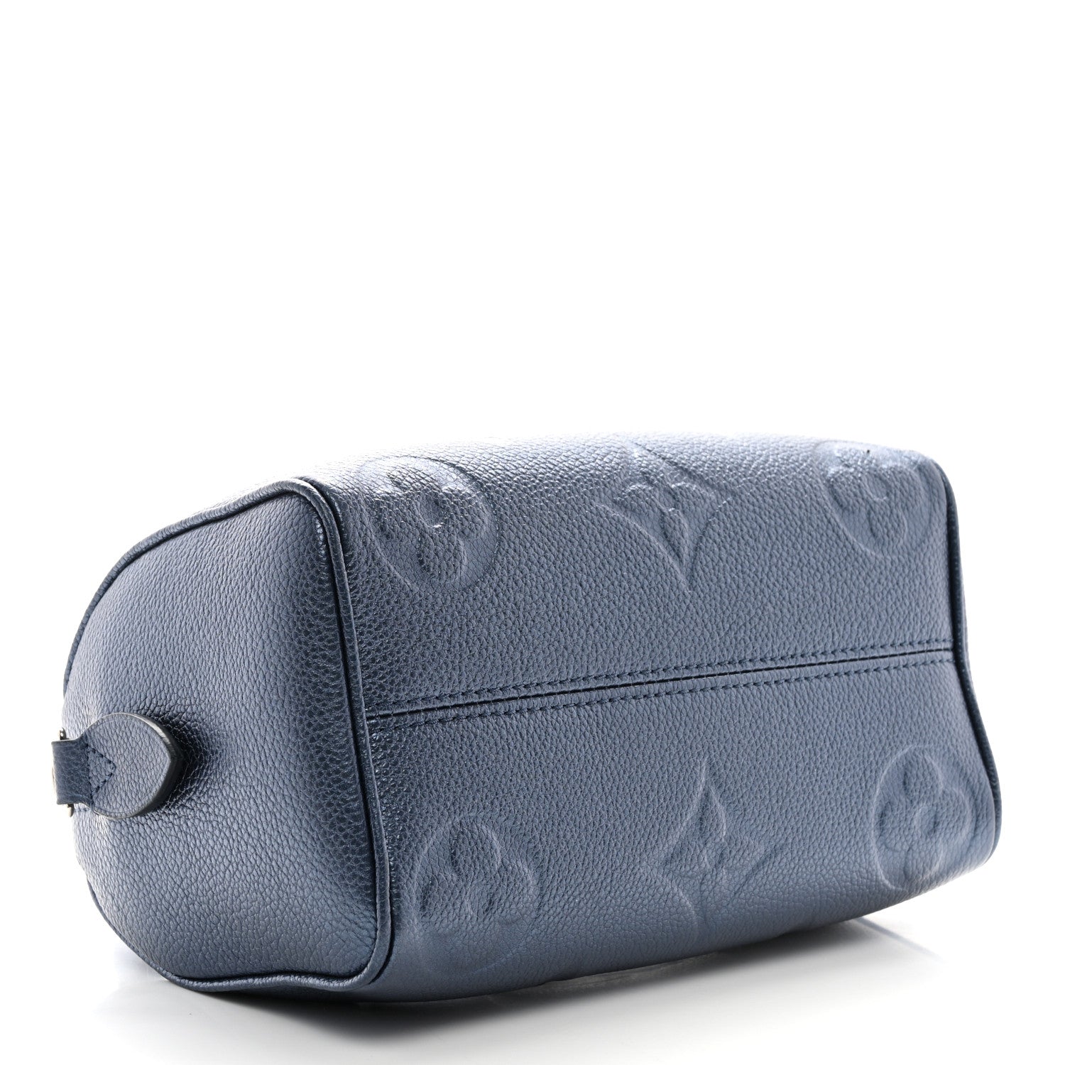 Louis Vuitton Metallic Empreinte Monogram Giant Speedy Bandouliere 20 Navy Nacre 4 of 9