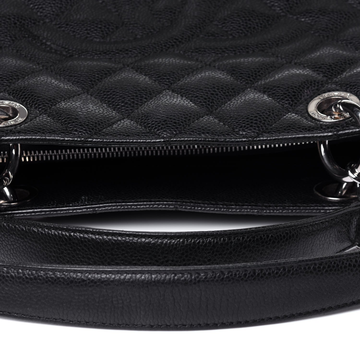 Chanel Caviar Quilted Grand Shopping Tote GST Black 11 of 11