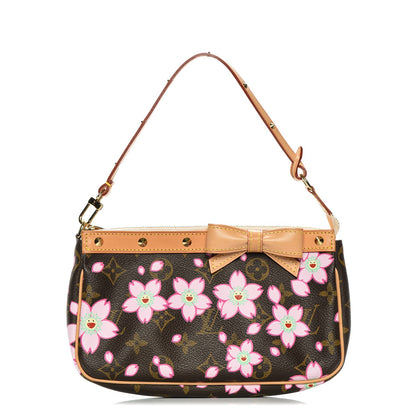 Louis Vuitton Monogram Cherry Blossom Pochette Accessories Brown 1 of 6