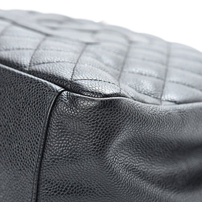 Chanel Caviar Quilted Grand Shopping Tote GST Black 14 of 16
