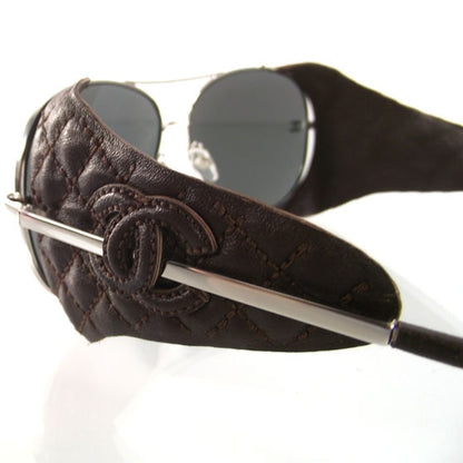 Chanel Lambskin Aviator Sunglasses 4192Q Brown 2 of 7