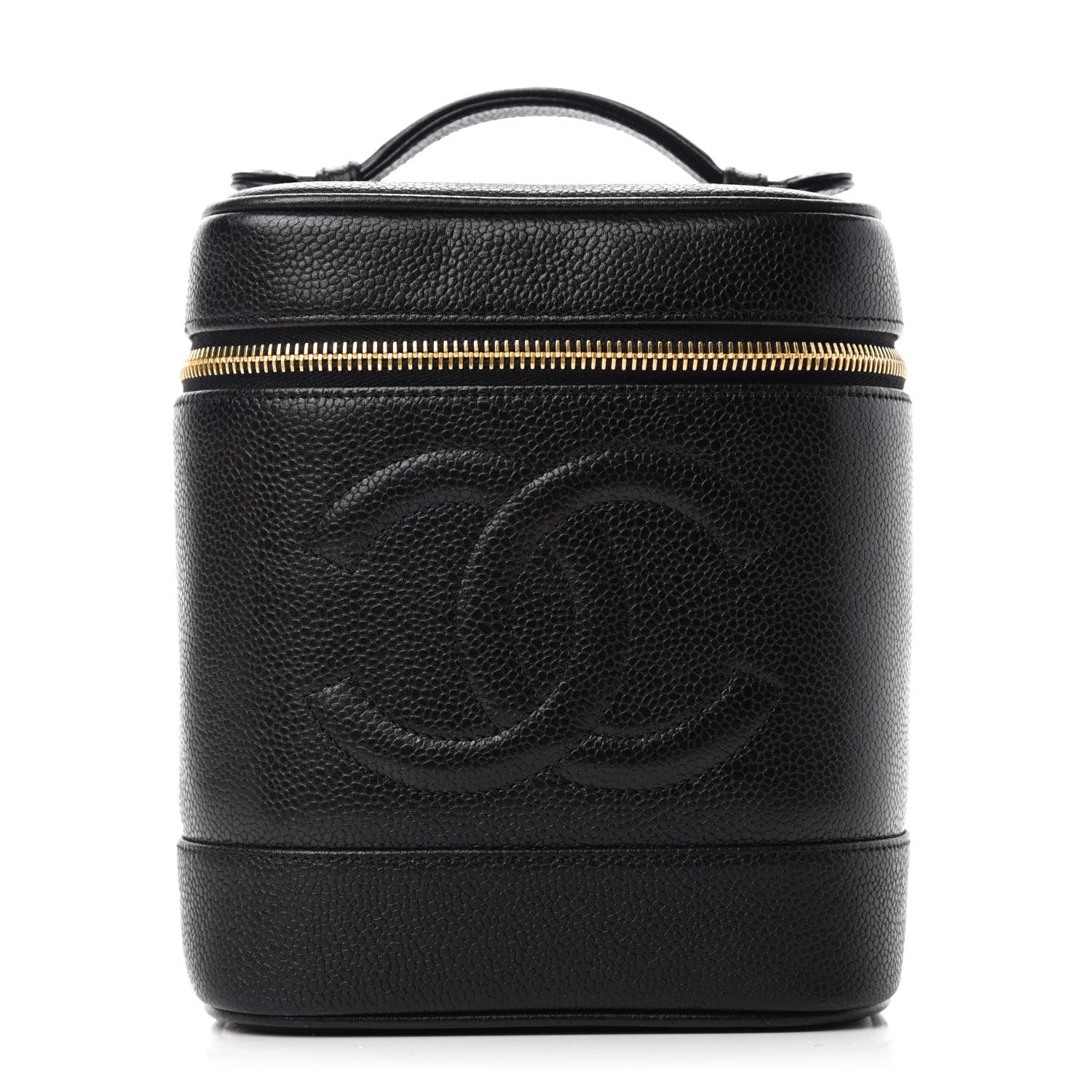 Chanel Caviar Vanity Cosmetic Case Black 1 of 9