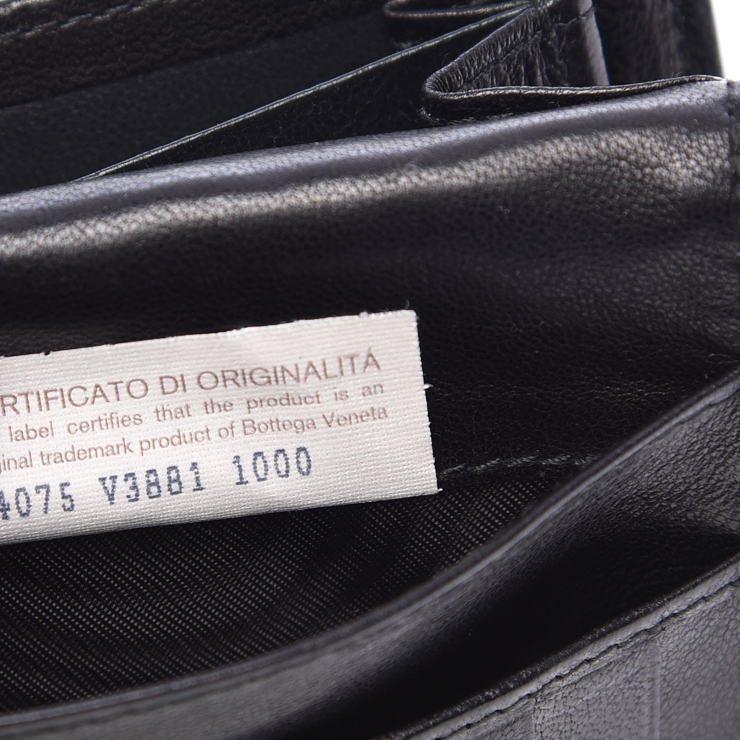 Bottega Veneta Nappa Intrecciato Embossed Continental Wallet Black 7 of 8