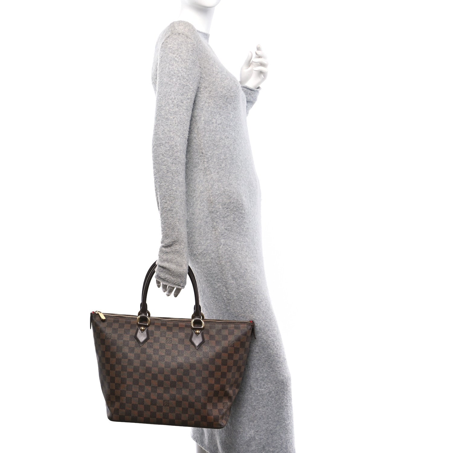 Louis Vuitton Damier Ebene Saleya MM 3 of 10