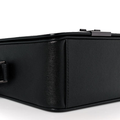 Off-White Calfskin Binder Clip Bag Black 7 of 8