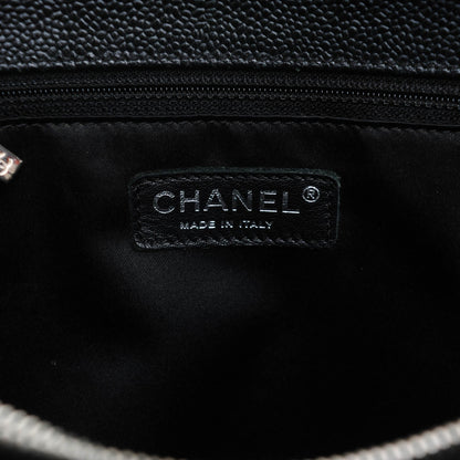 Chanel Caviar Quilted Grand Shopping Tote GST Black 6 of 7