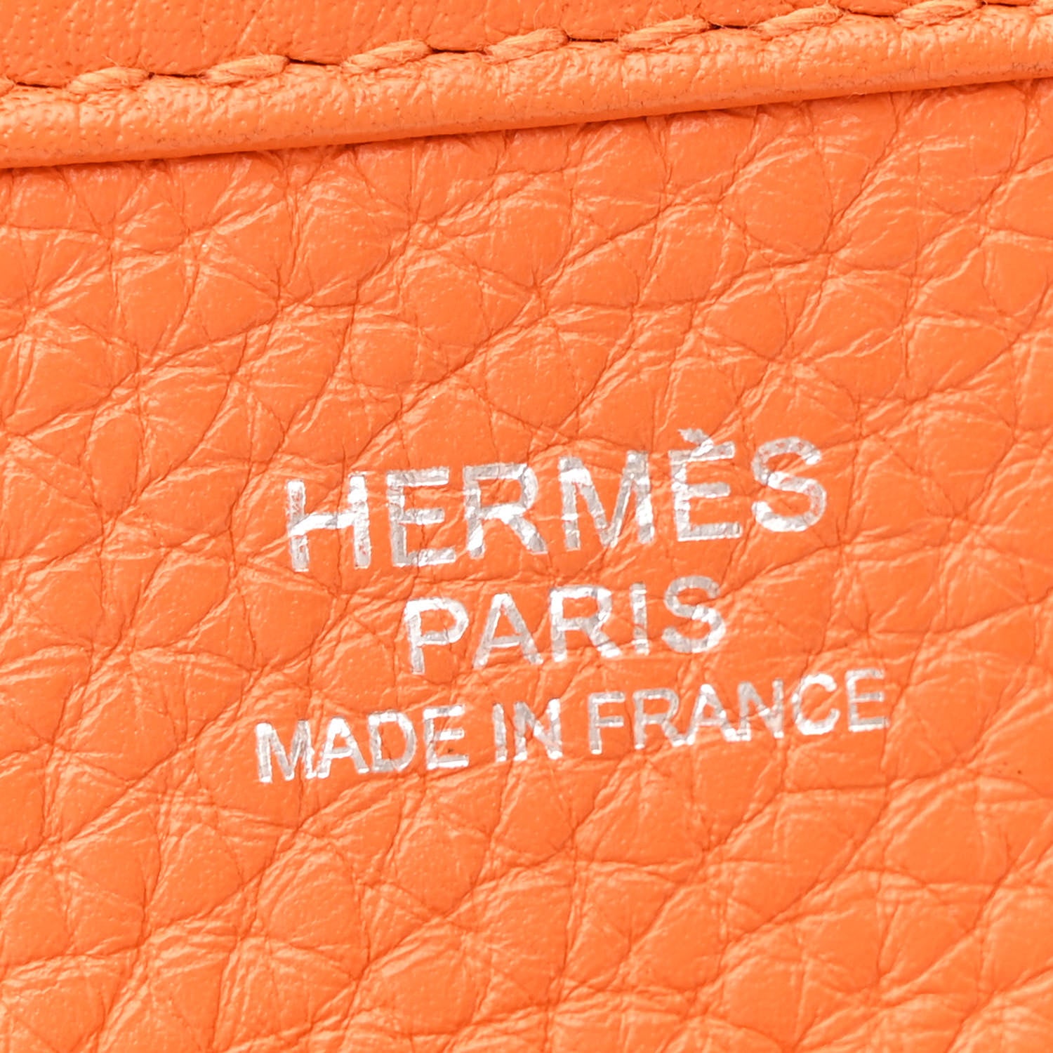 Hermes Taurillon Clemence Evelyne III PM Orange 6 of 13