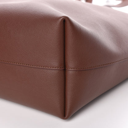 Saint Laurent Calfskin Large Shopping Tote Old Brandy 11 of 11