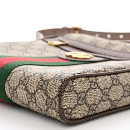 Gucci GG Supreme Monogram Web Small Ophidia Messenger Bag Brown 10 of 10