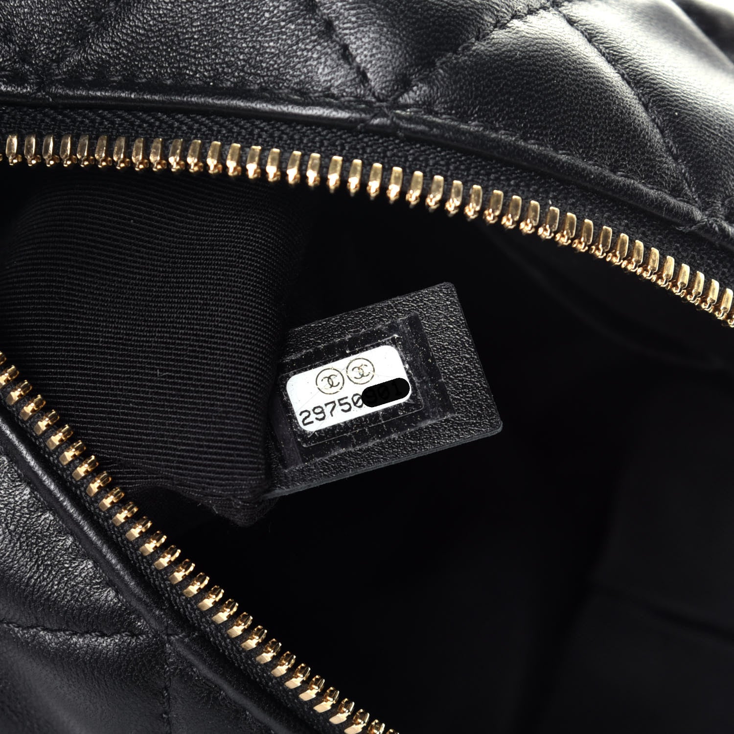 Chanel Lambskin Quilted Small Perfect Meeting Hobo Black 8 of 11