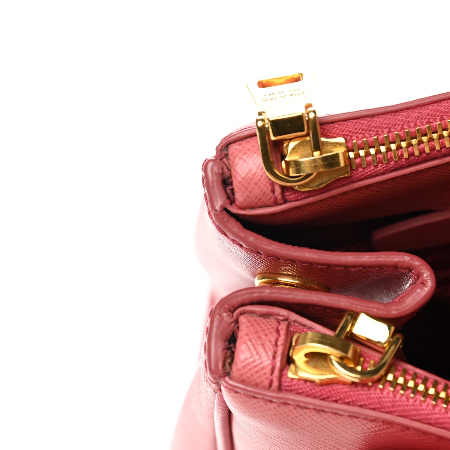 Prada Saffiano Medium Galleria Double Zip Tote Geranio 17 of 17