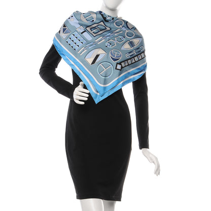 Hermes Silk Carre en Boucles Scarf 90 2 of 5