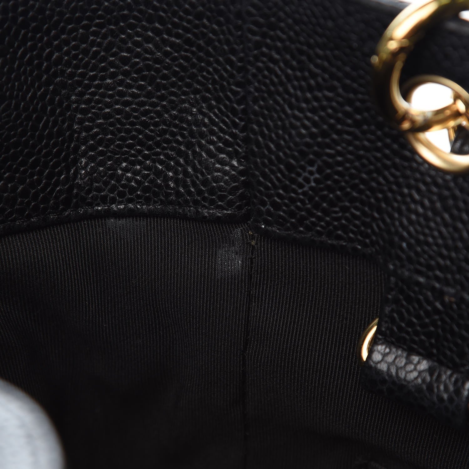 Chanel Caviar Quilted Petit Shopping Tote PST Black 8 of 13