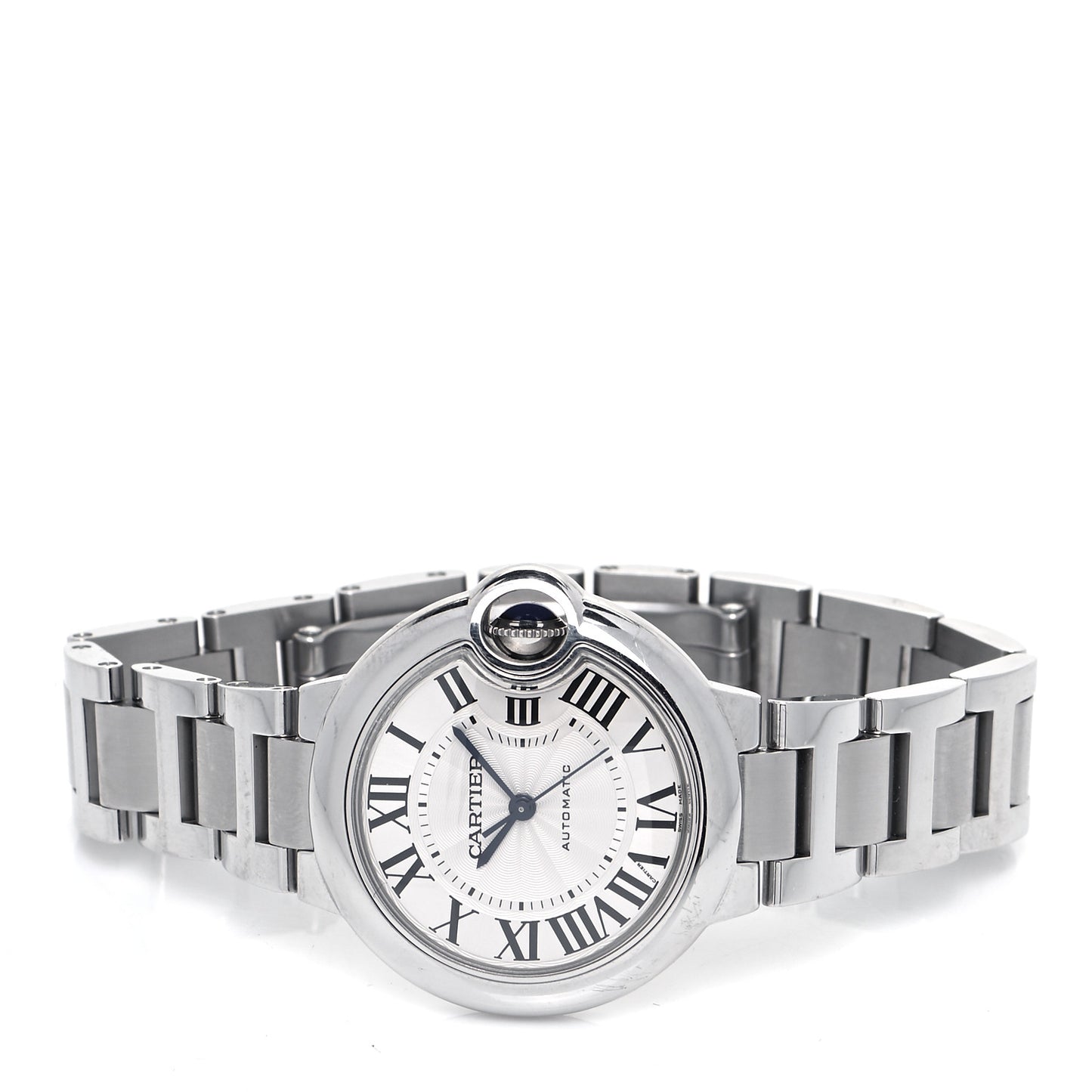 Stainless Steel 33mm Ballon Bleu De Cartier Automatic Watch