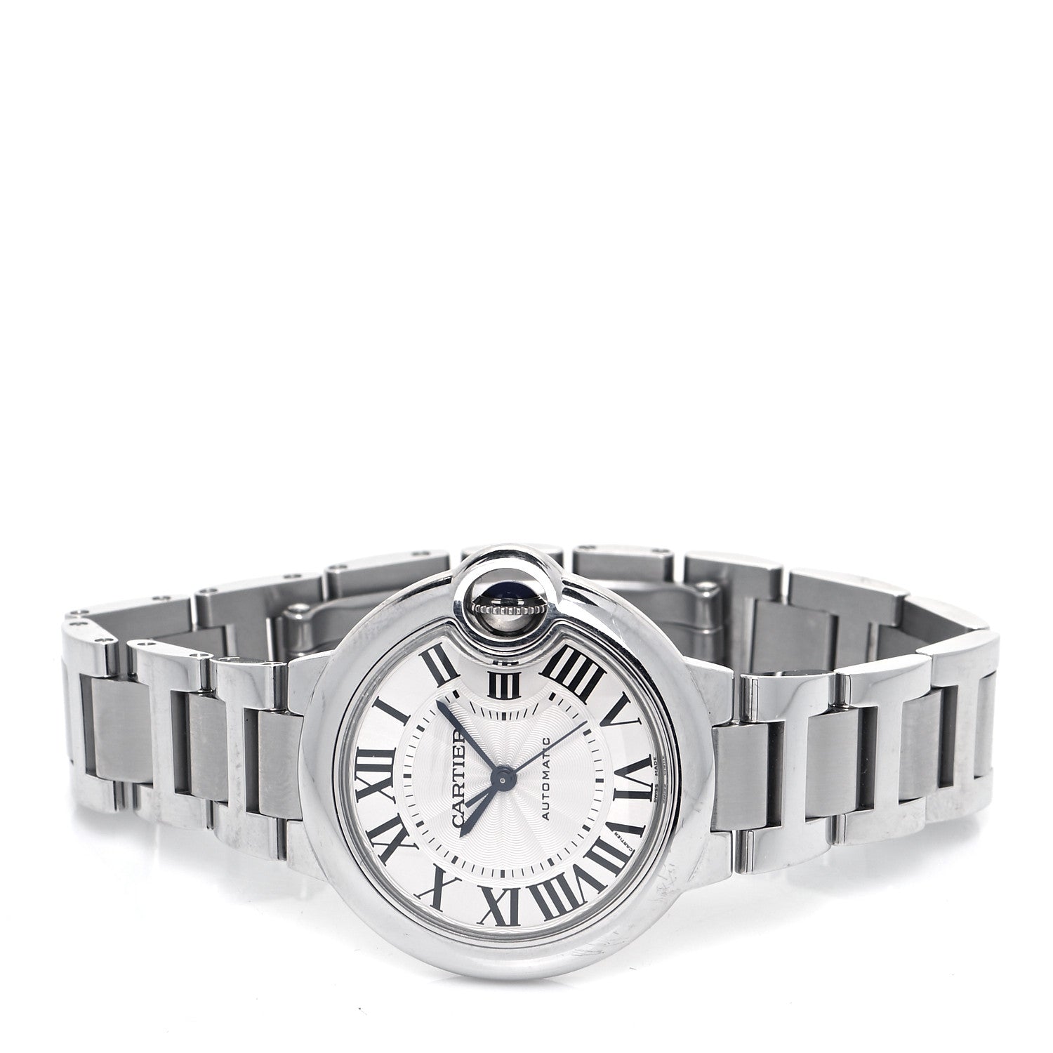 Cartier Stainless Steel 33mm Ballon Bleu De Cartier Automatic Watch 2 of 5