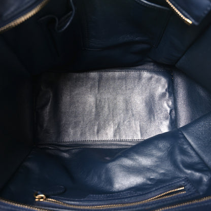 Celine Smooth Calfskin Mini Luggage Navy Blue 5 of 9