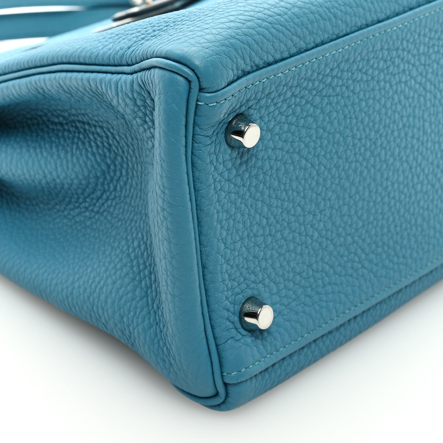 Hermes Togo Kelly Retourne 32 Turquoise 8 of 9