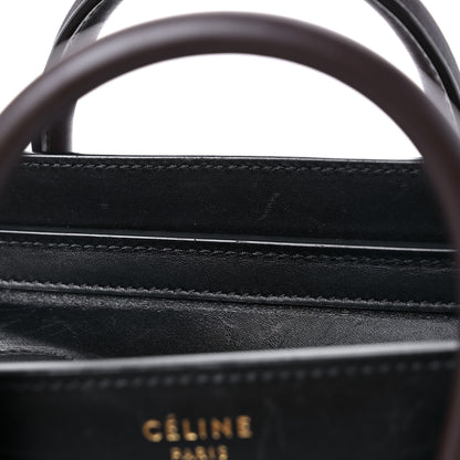Celine Smooth Calfskin Bullhide Nano Tri-Color Luggage Indigo 15 of 24