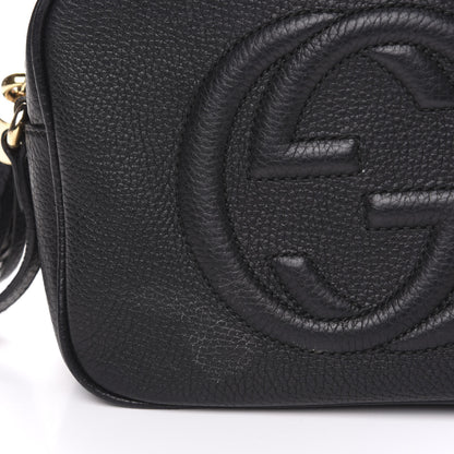 Gucci Pebbled Calfskin Small Soho Disco Bag Black 9 of 10