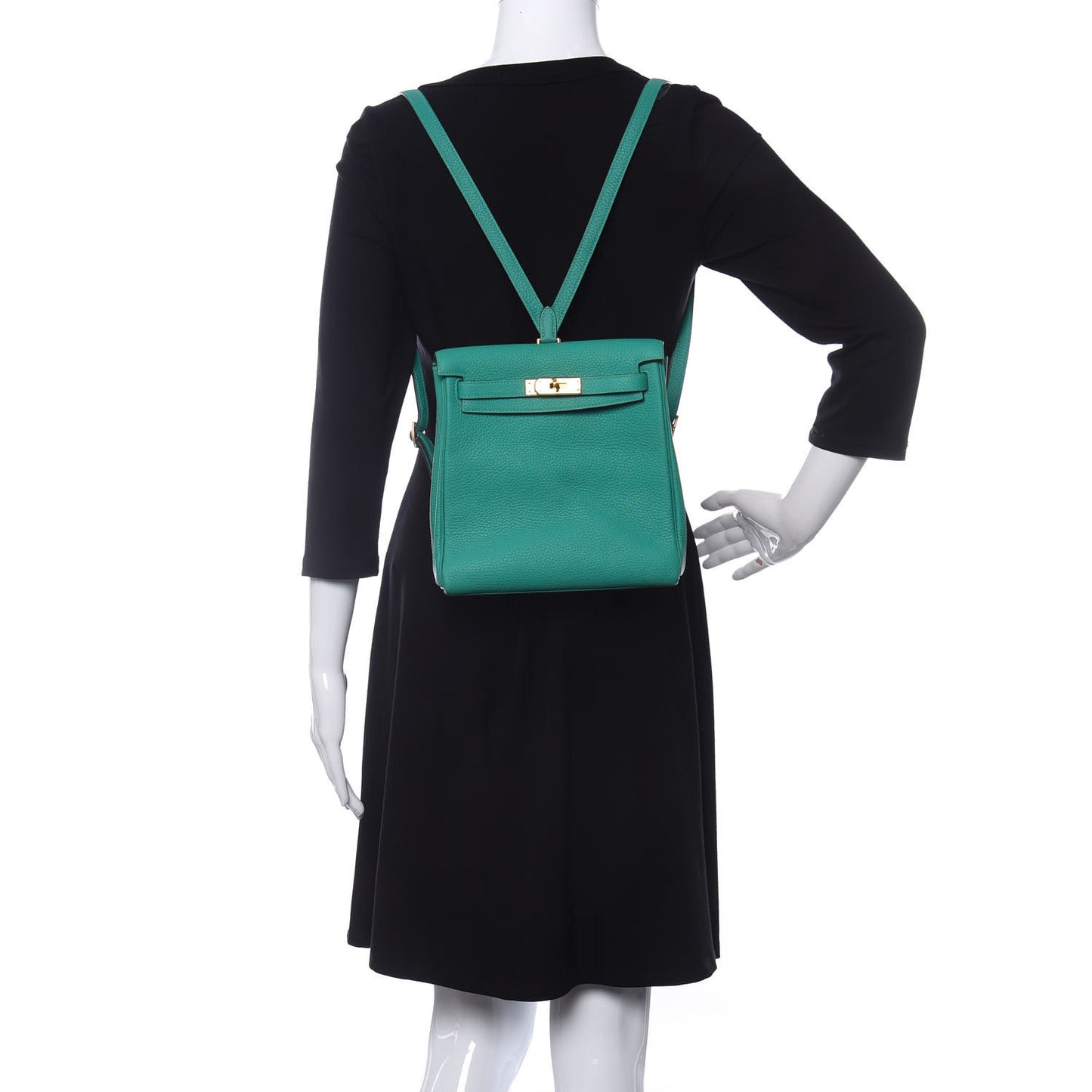 Taurillon Clemence Kelly Ado Backpack Vert Verone
