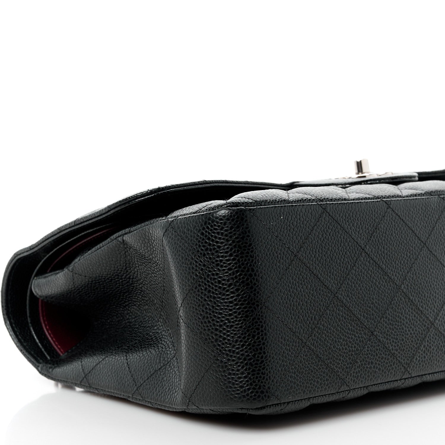 Chanel Caviar Quilted Jumbo Double Flap Black 10 of 11