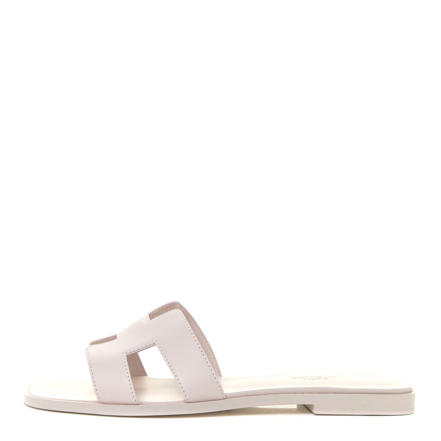 Box Calfskin Oran Sandals 38 Rose Pale