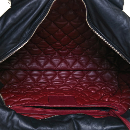 Chanel Lambskin Quilted Extra Large Coco Cocoon Reversible Tote Black 4 of 14
