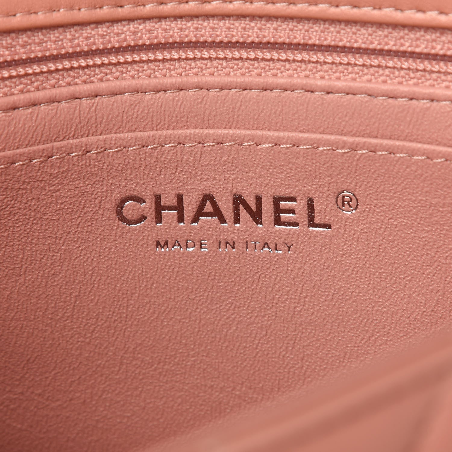 Chanel Lambskin Quilted Mini Rectangular Flap Light Pink 8 of 11