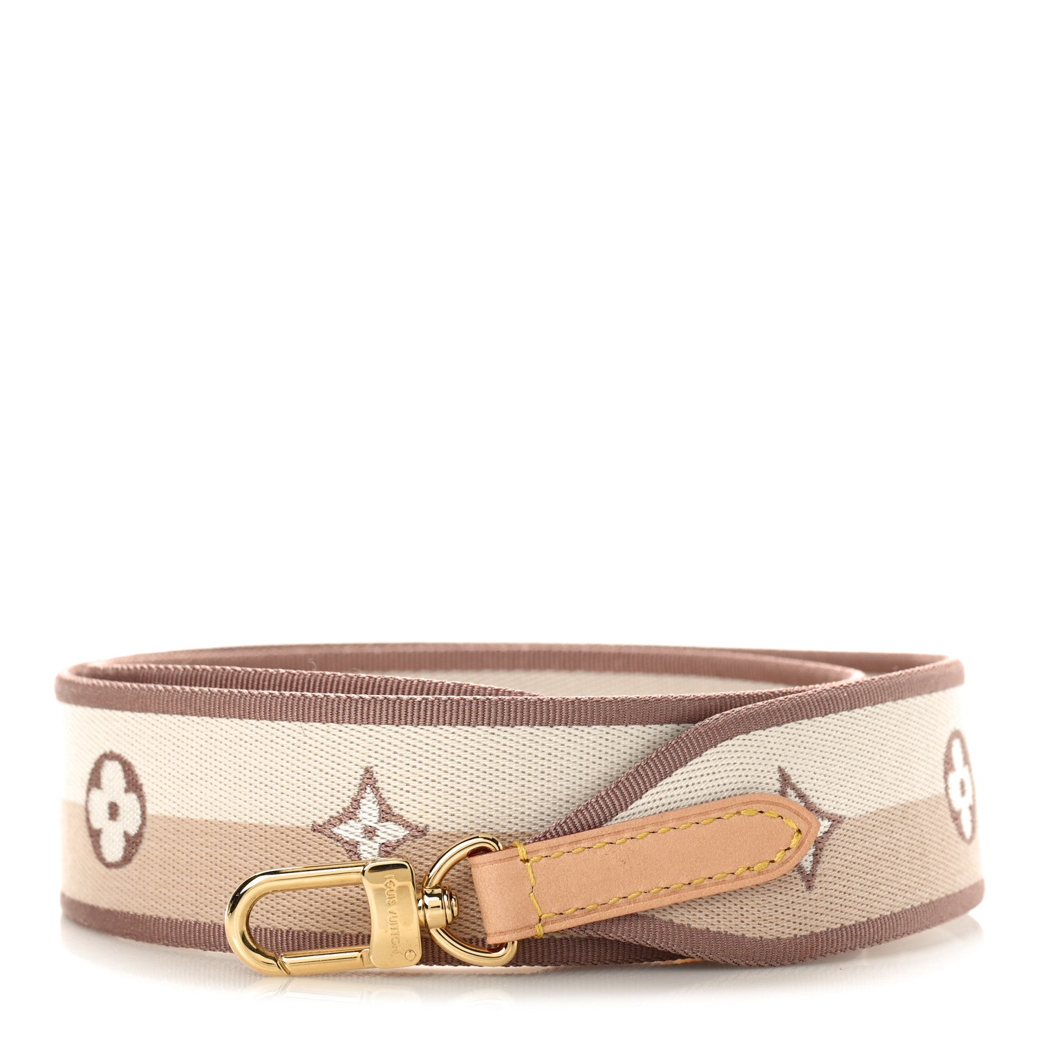 Louis Vuitton Jacquard Speedy Bandouliere 20 Shoulder Strap Beige 1 of 3