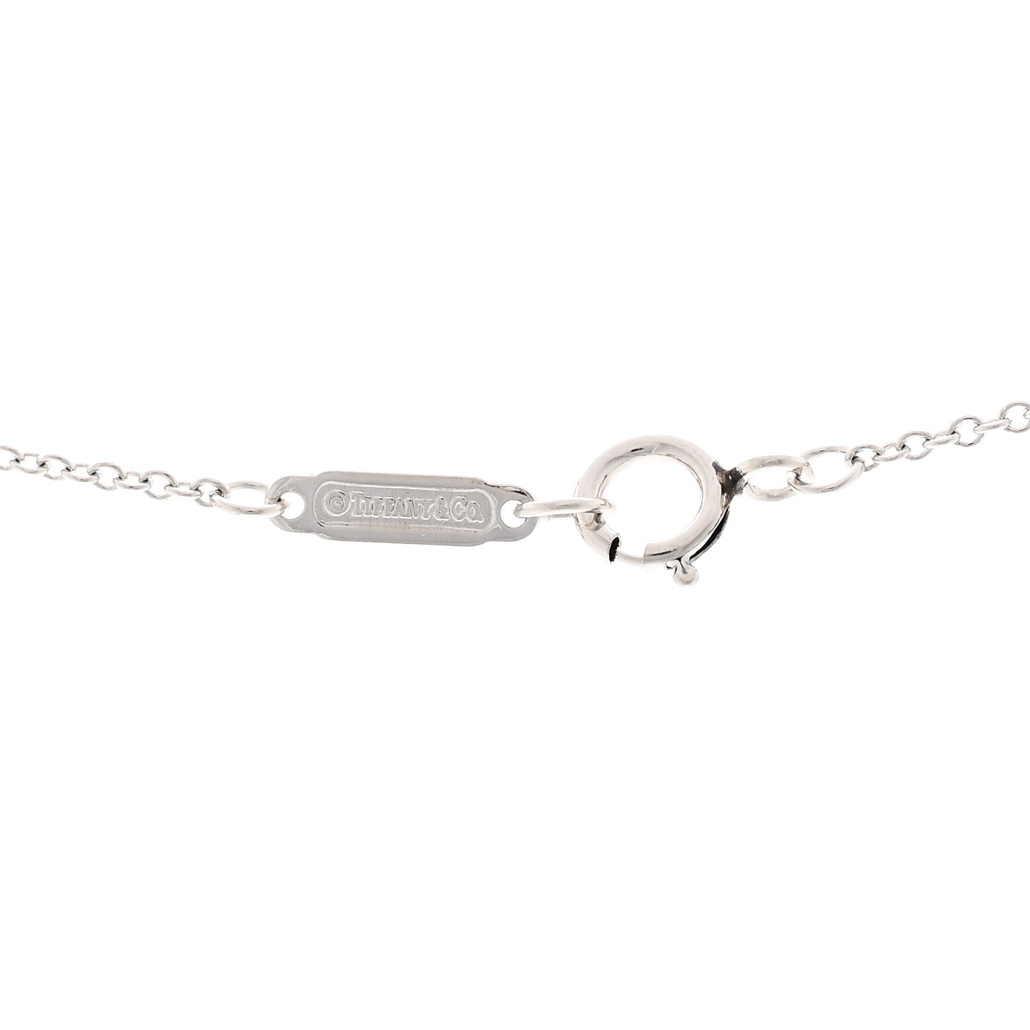 Tiffany Platinum Diamond Enchant Heart Pendant Necklace 4 of 4