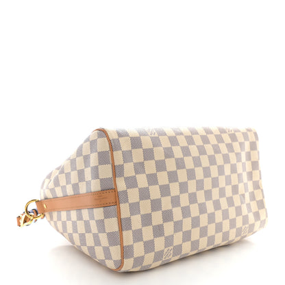 Louis Vuitton Damier Azur Braided Speedy Bandouliere 30 Blue 4 of 12