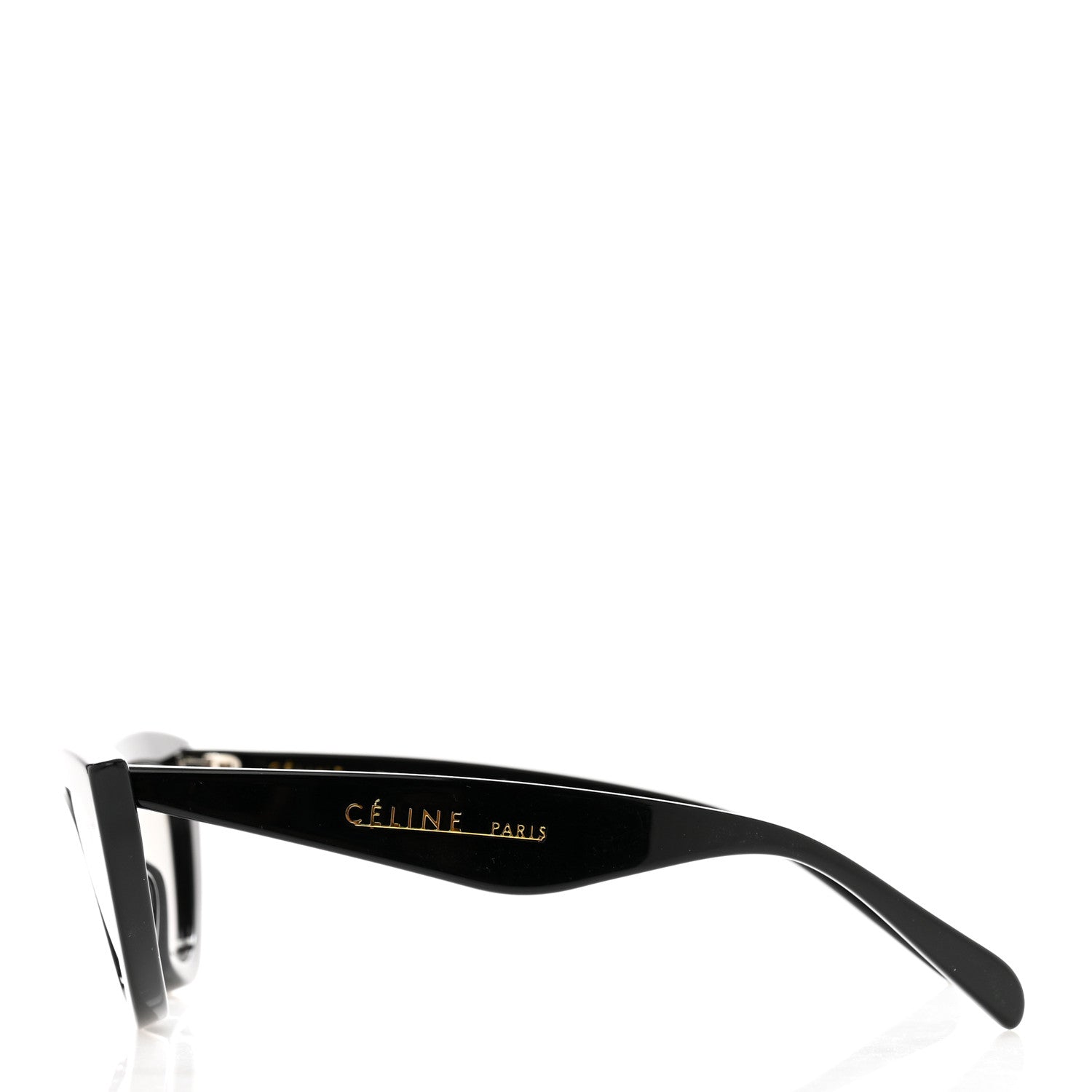 Celine Acetate Cat Eye Sunglasses CL400191 Black 3 of 7