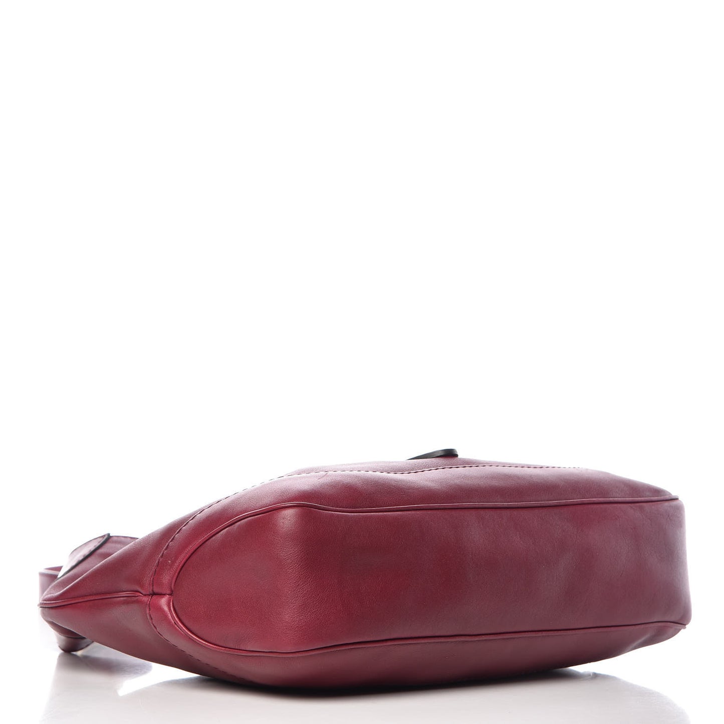 Calfskin Medium Jackie Shoulder Bag Burgundy