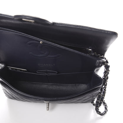 Chanel Caviar Quilted Medium Double Flap Navy 4 of 8