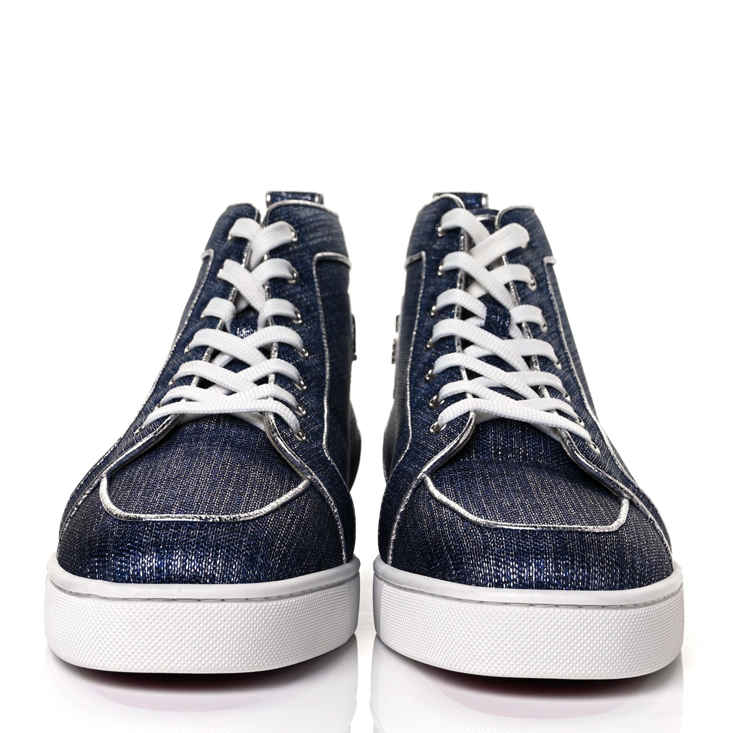 Lame Lux Mens Rantus Orlato Flat Sneakers 46.5 Denim