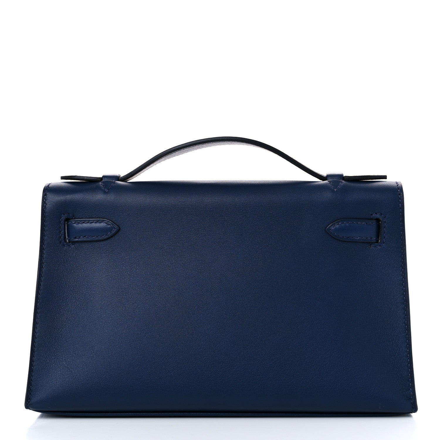 Hermes Swift Kelly Pochette Clutch Bleu Navy 4 of 26