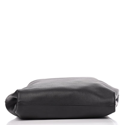 Burberry Calfskin Grommet Hobo Black 11 of 13