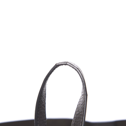Saint Laurent Calfskin Large Shopping Tote Dark Grey 14 of 16