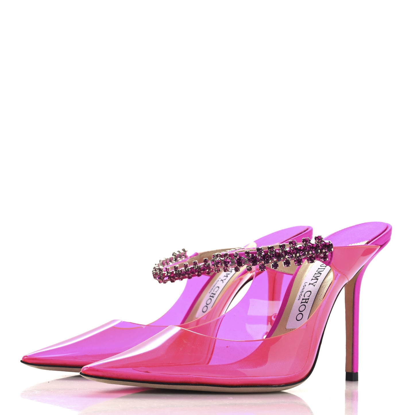 Plexi Crystal Bing 100 Pumps 37.5 Hot Pink