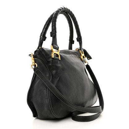 Chloe Calfskin Medium Marcie Satchel Black 3 of 23