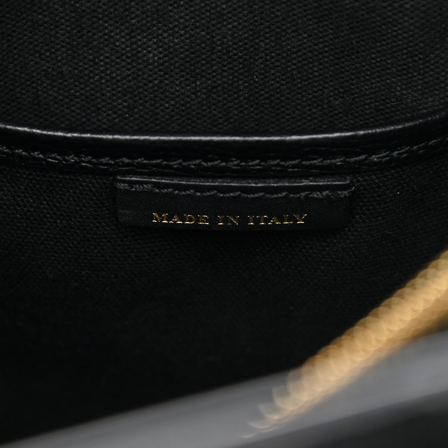 Burberry Grainy Calfskin House Check Medium Banner Tote Black 7 of 11