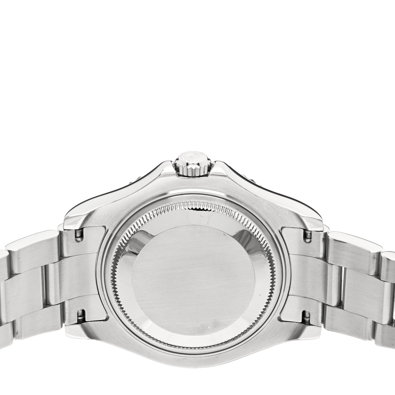 Rolex Stainless Steel Platinum 35mm Yacht-Master Watch Silver 168622 4 of 4