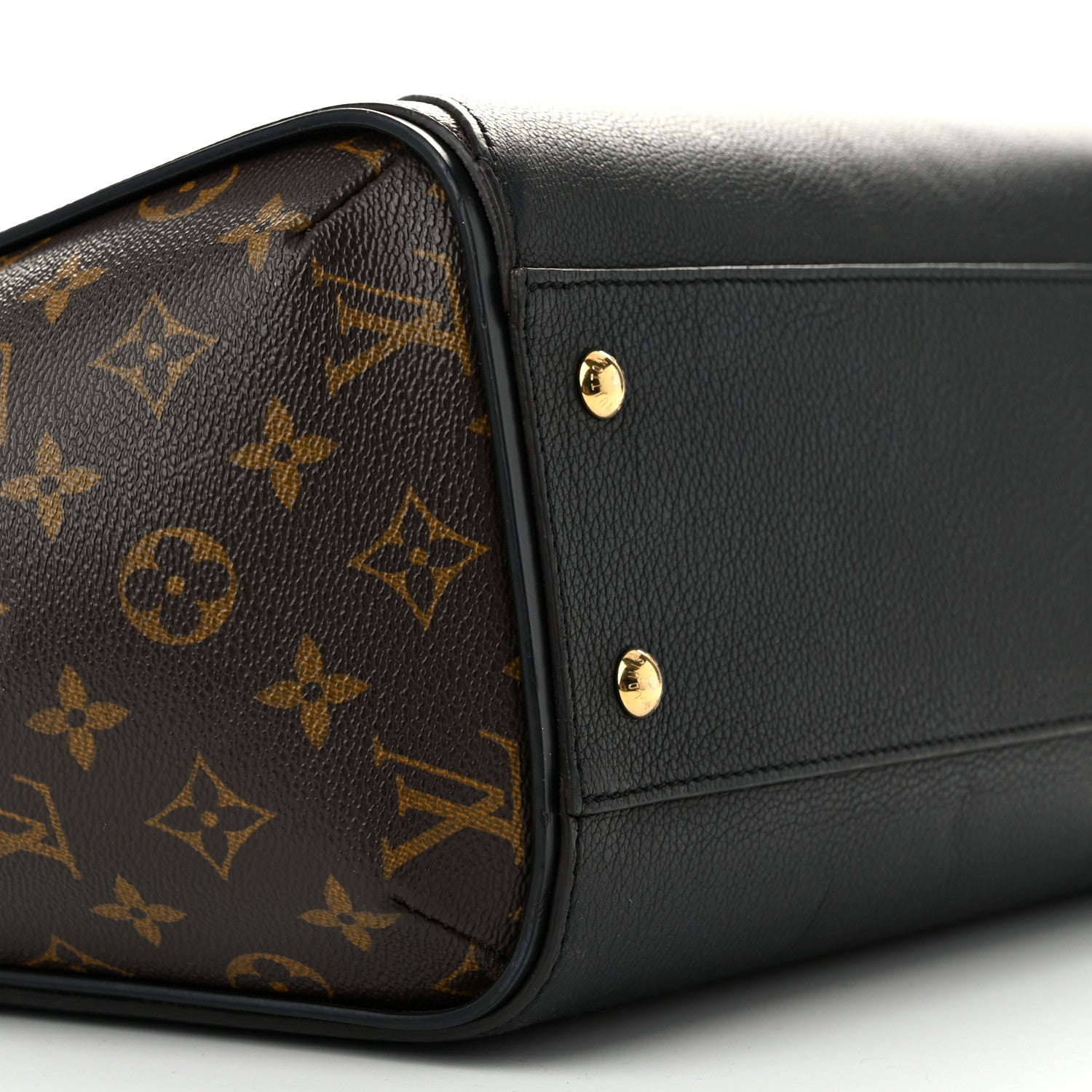 Louis Vuitton Calfskin Monogram Kimono Tote Black 9 of 10