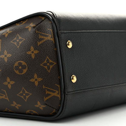 Louis Vuitton Calfskin Monogram Kimono Tote Black 9 of 10