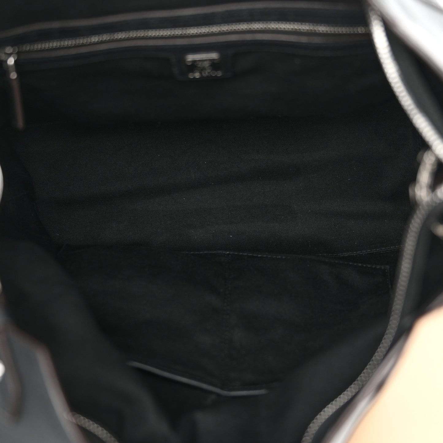 Calfskin Ottomar Large Klara Hobo Black